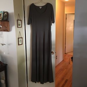 Lularoe Ana Gray Maxi Dress
